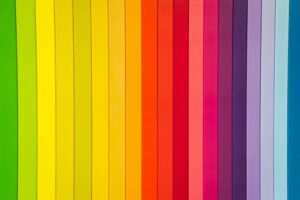viele Bunte Streifen, Regenbogenfarben