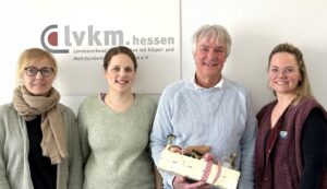 Mitarbeiterinnen des LVKM Hessens verabschieden den Vorstand Herr Hruby